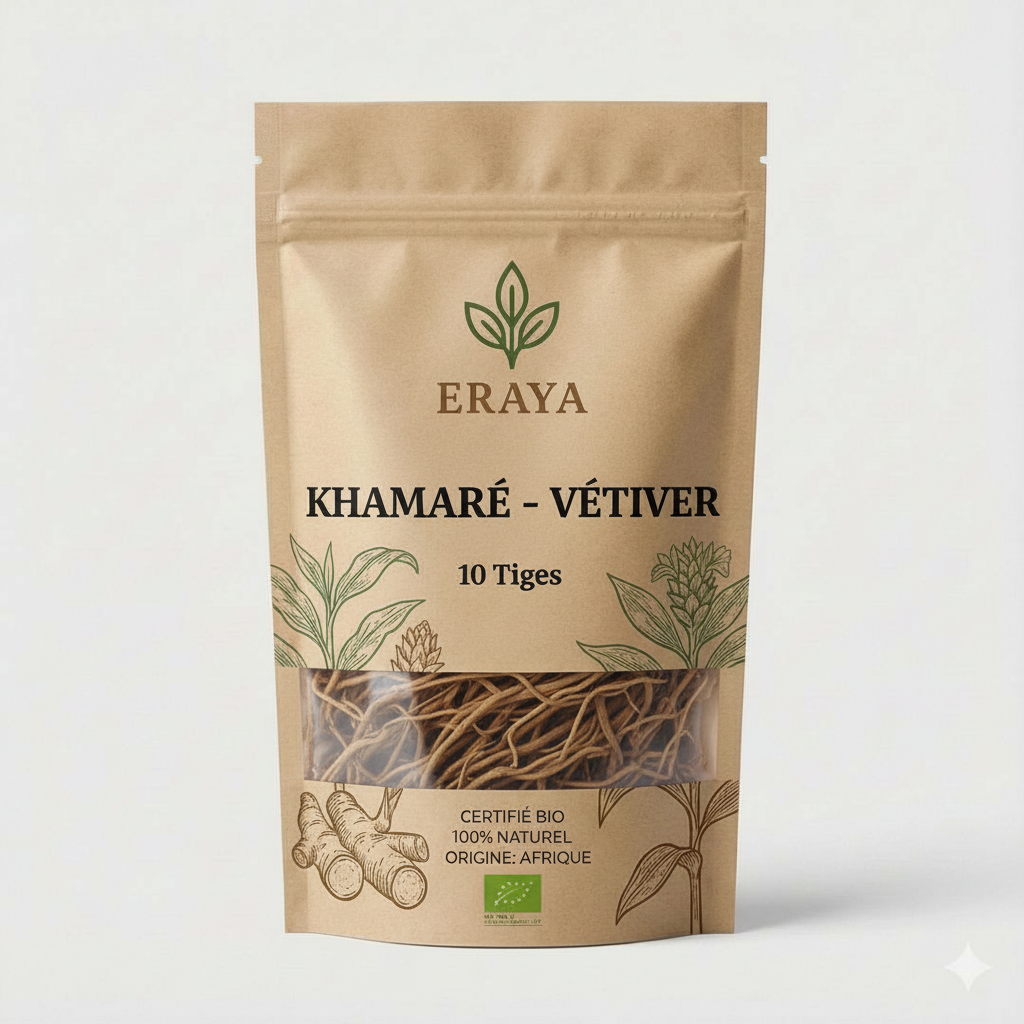 Khamaré Bio – Racine de Vétiver (Gongoli) – 50g